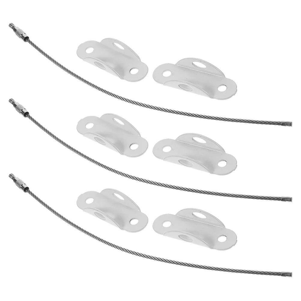 ชุดสายรัดกันล้มเฟอร์นิเจอร์ 3 ชุด สำหรับตู้ ชั้นวางหนังสือ ตู้เสื้อผ้า เฟอร์นิเจอร์หนัก ปลอดภัยติดผนัง