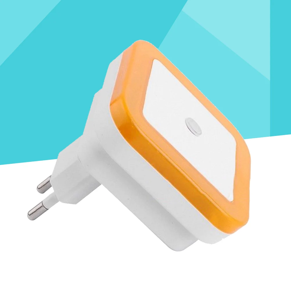 

Square Led Night Light Auto Dusk To Dawn Sensor Energy Saving Plug In Hallway Stairway Bedroom Bathroom Kitchen Light Yellow