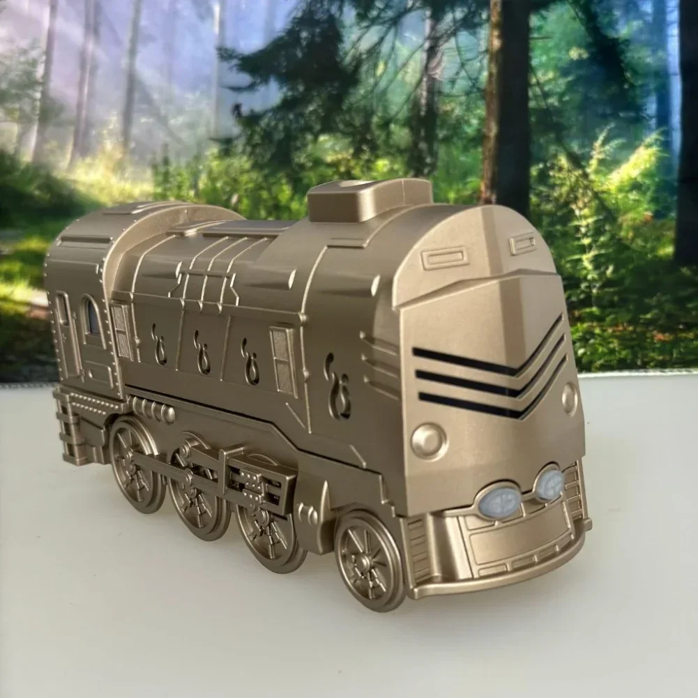 For Bedroom For Office Black Steam Train Diffuser Colorful Light Humidifier For Relaxation Lamp ABS PP Material