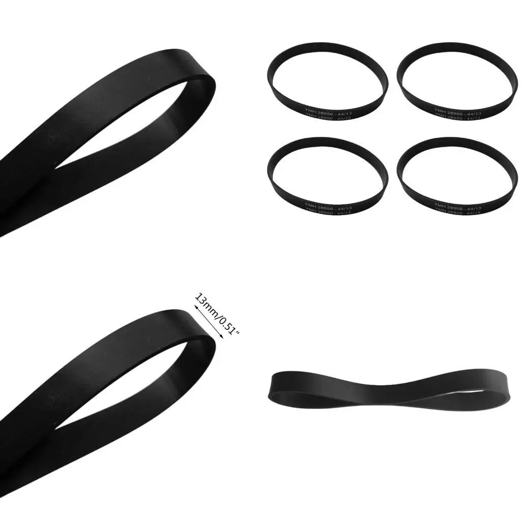 

652F Long lasting Rubber Vacuum Cleaner Belts for YMH 28950 UD40350 UD70210 UD70212 UD40270 Vacuum Cleaner Pack of 4