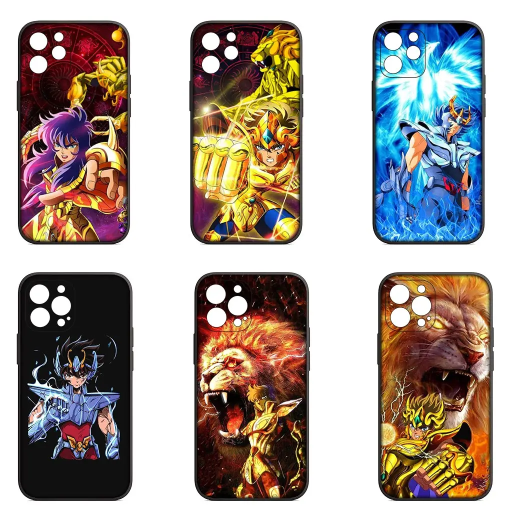 Saints Anime Seiyas Soft Phone Cover for Apple iPhone 16 15 14 13 12 11 Pro Max 6 6S Plus + SE 16+ 6+ 6+ Silicone Case