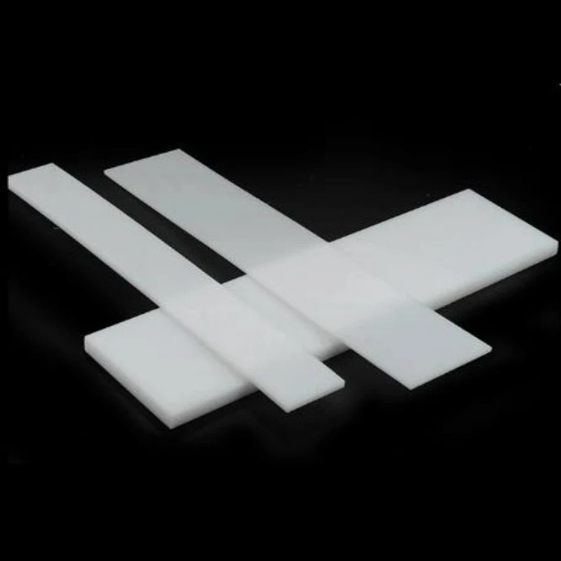 Length 500mm White Polypropylene Sheet PP Plate Plastic Long Strip Wear-resistant Plastic Square Bar Flat Bar Thick 3mm - 20mm