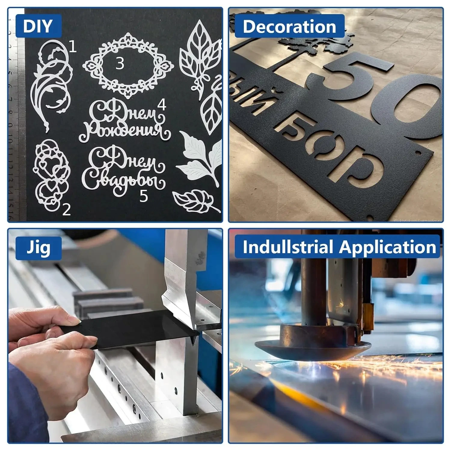 Imagem -05 - Folha de Alumínio Anodizado para Decoração Faça Você Mesmo Materiais a Laser para Gravação a Laser Corte e Artesanato Cnc Faça Você Mesmo 300x300x08 mm 5052 Pcs