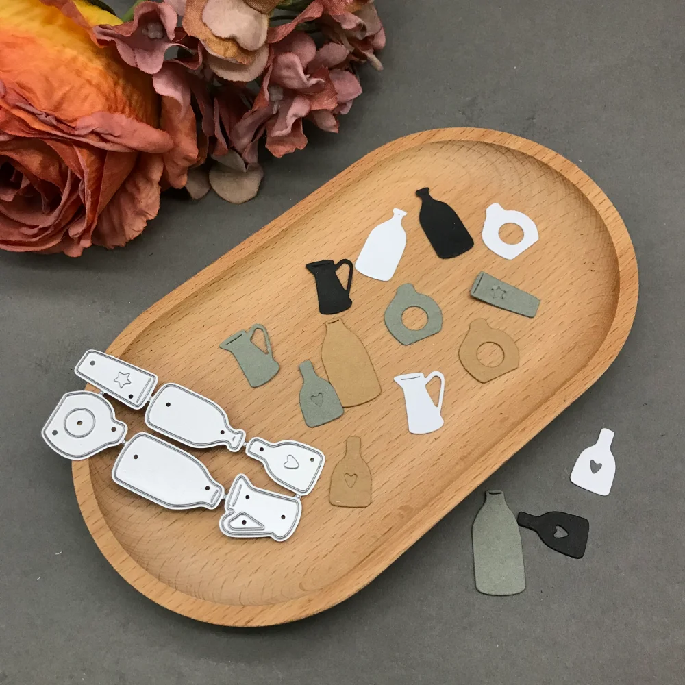 

1 шт. металлическая вырубная форма для резки, трафарет для вырезания, для скрапбукинга, бумажных поделок, вырубки бутылок и бокалов, нож для вырезания, трафареты-вырубки