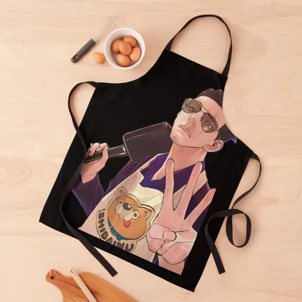 

The Way Of The Househusband - Hero Design Apron cooks clothes Kitchen Novel Kitchen Accessories kitchen item Chef Uniform Apron