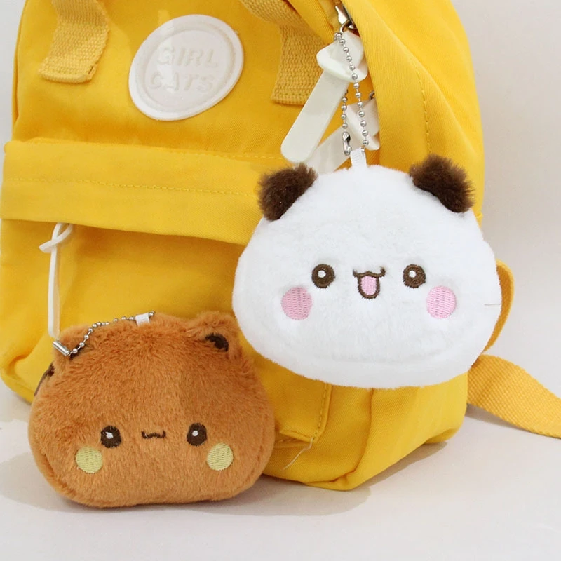 

Милый плюшевый брелок Yier Panda Bear Bubu Dudu, сумка для наушников, сумка для AirPods, кавайные кошельки для монет, маленькие сумки, подарок на день Святого Валентина для пары