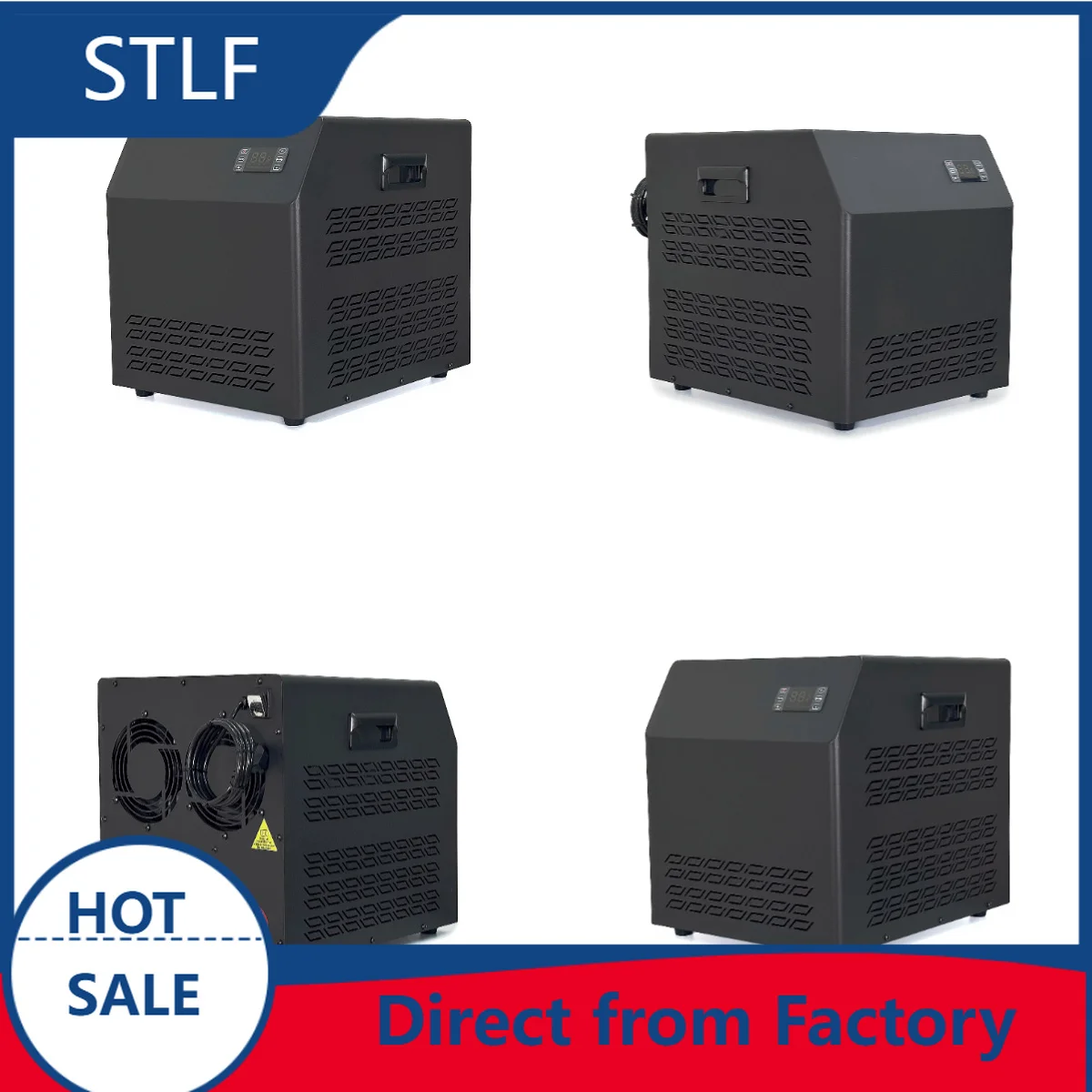 STLFWiFi Automatic Water-Cooled Ice Bath Chiller with Compressor 220V  1/2hp  Cooling Capability Chill Machine