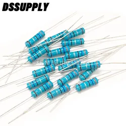 20PCS/LOT 2W Metal Film Resistor 1% 1R~1MΩ 2.2 33 47 100 120 470 2.2R 33R 47R 100R 120R 470R 1K 680K Ohm