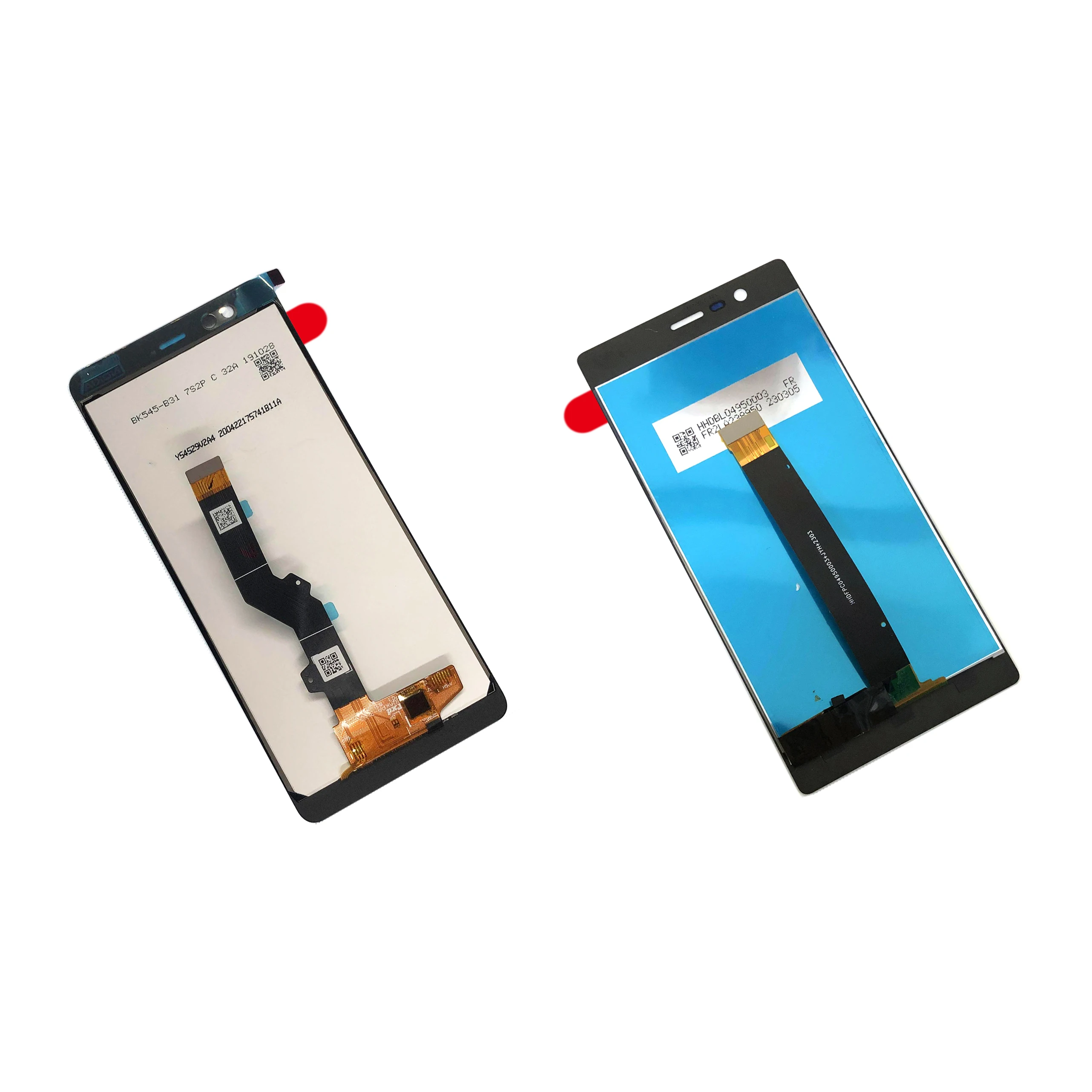 Touch Screen Repair Parts for Nokia 3 TA-1020 LCD Display, 3.1 TA-1049 3.1C, 3.1Plus LCD Connector 3.4 TA-1288 5.4