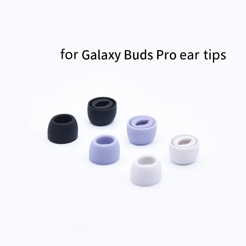 Silicone Earbud Tips for Galaxy Buds Pro,Replacement Ear Gels Caps for Samsung Galaxy Buds Pro R190 Headphones Plug 6 Pairs LMS
