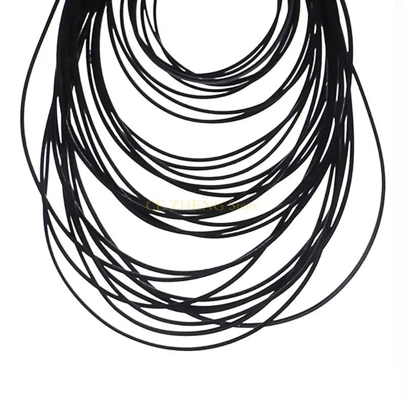 E56B 30 조각 턴테이블 벨트 믹스 카세트 테이프 레코더 고무 벨트 CD-ROM