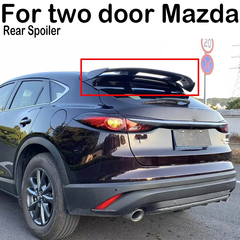 

For two door Mazda AE Style Rear Window Roof Spoiler Wings Car Exterior Tuning Accessorie