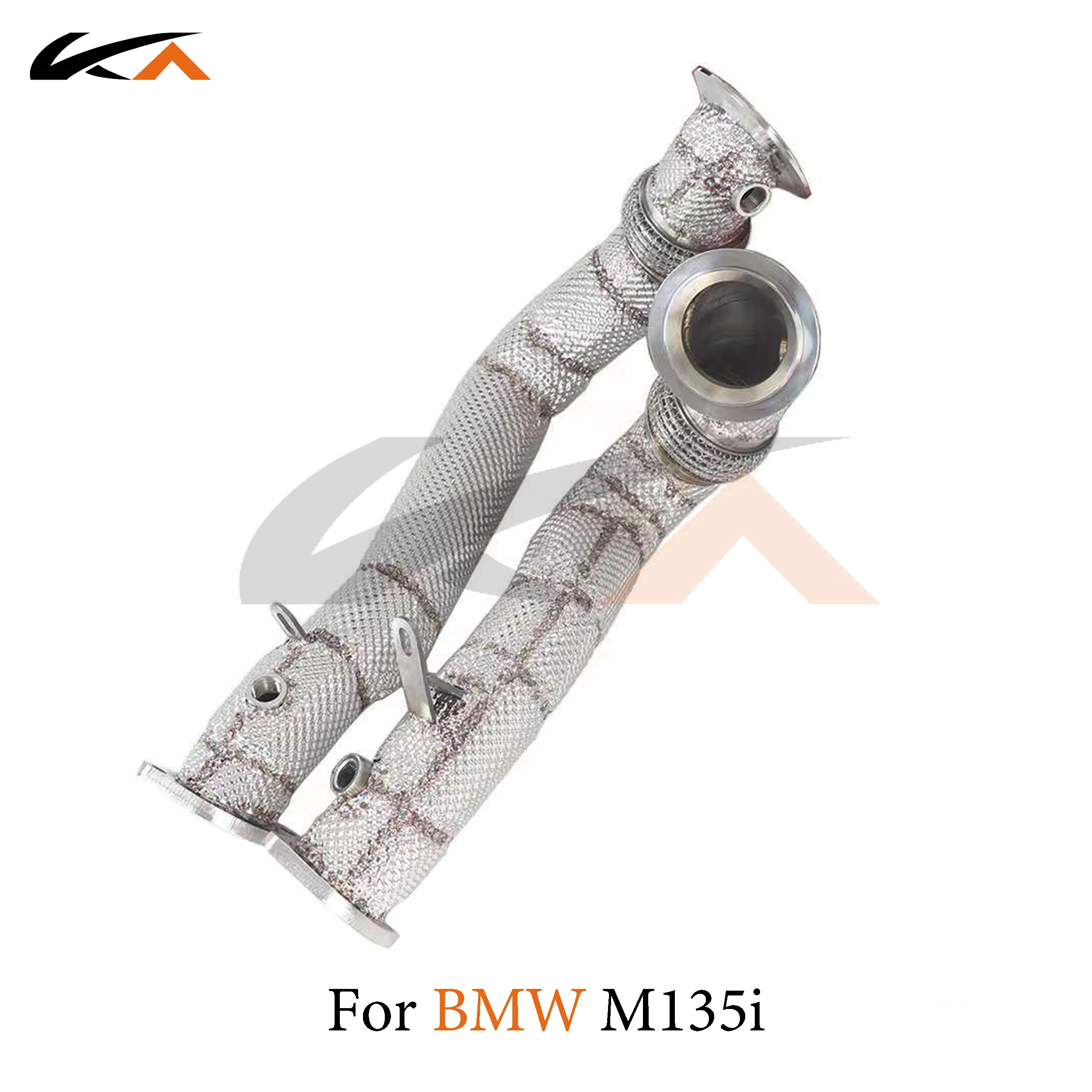 KA Tuning downpipe exhaust stainless steel headers for BMW M135i N54 3.0t performance auto parts heat shield catalysis