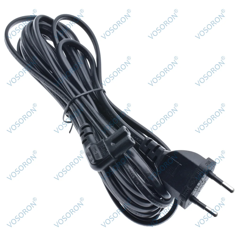 EU Schuko CEE7/16 Right Angled to IEC320 C7 Power Lead Adapter Cable for Samsung Philips Sony LED TV Figure 8 AC Power Cord 3m
