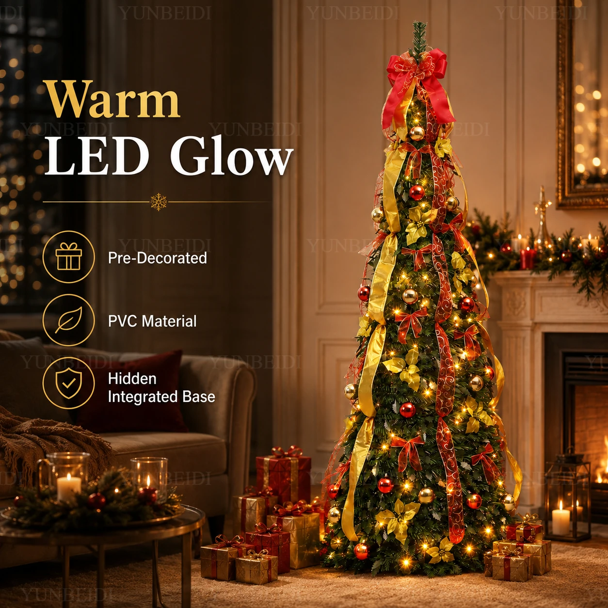All-in-One Foldable Christmas - Home Decor Lighting Tree review and price