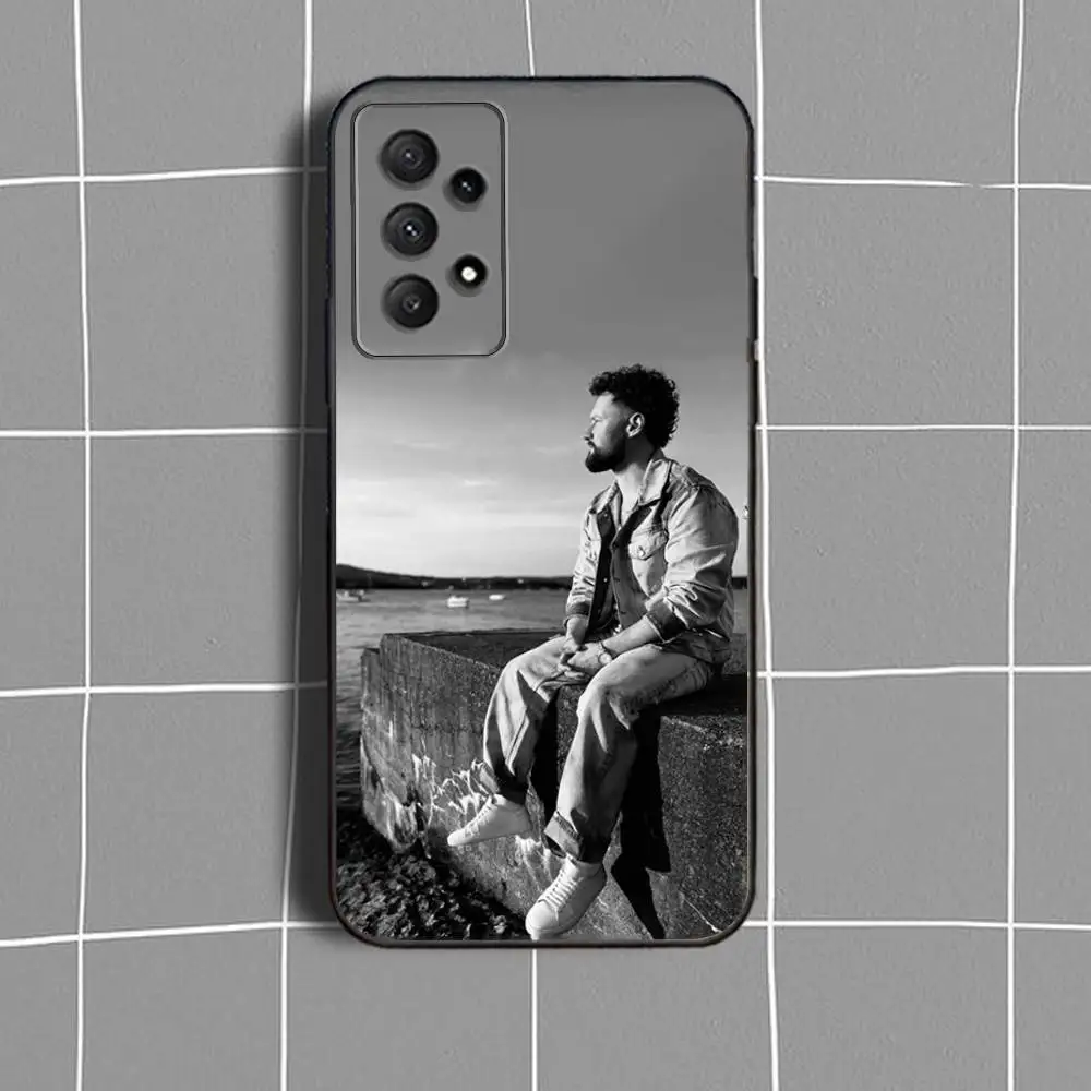 حافظة هاتف Avenoir C-Calum Scott لهاتف سامسونج جالاكسي A73,31,32,72,41,53,52,71,22,5G,Note,J7,8,9 غطاء أسود ناعم #3