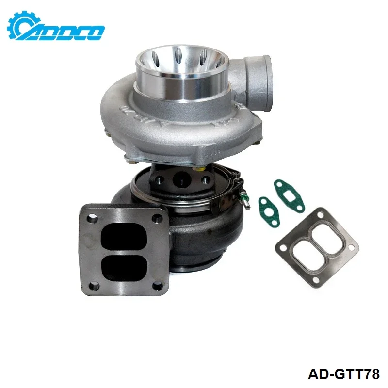 ADDCO TURBO T78 T4 Turbine Turbocharger For Racing Car Horsepower:500-1000HP With Gaskets AD-GTT78