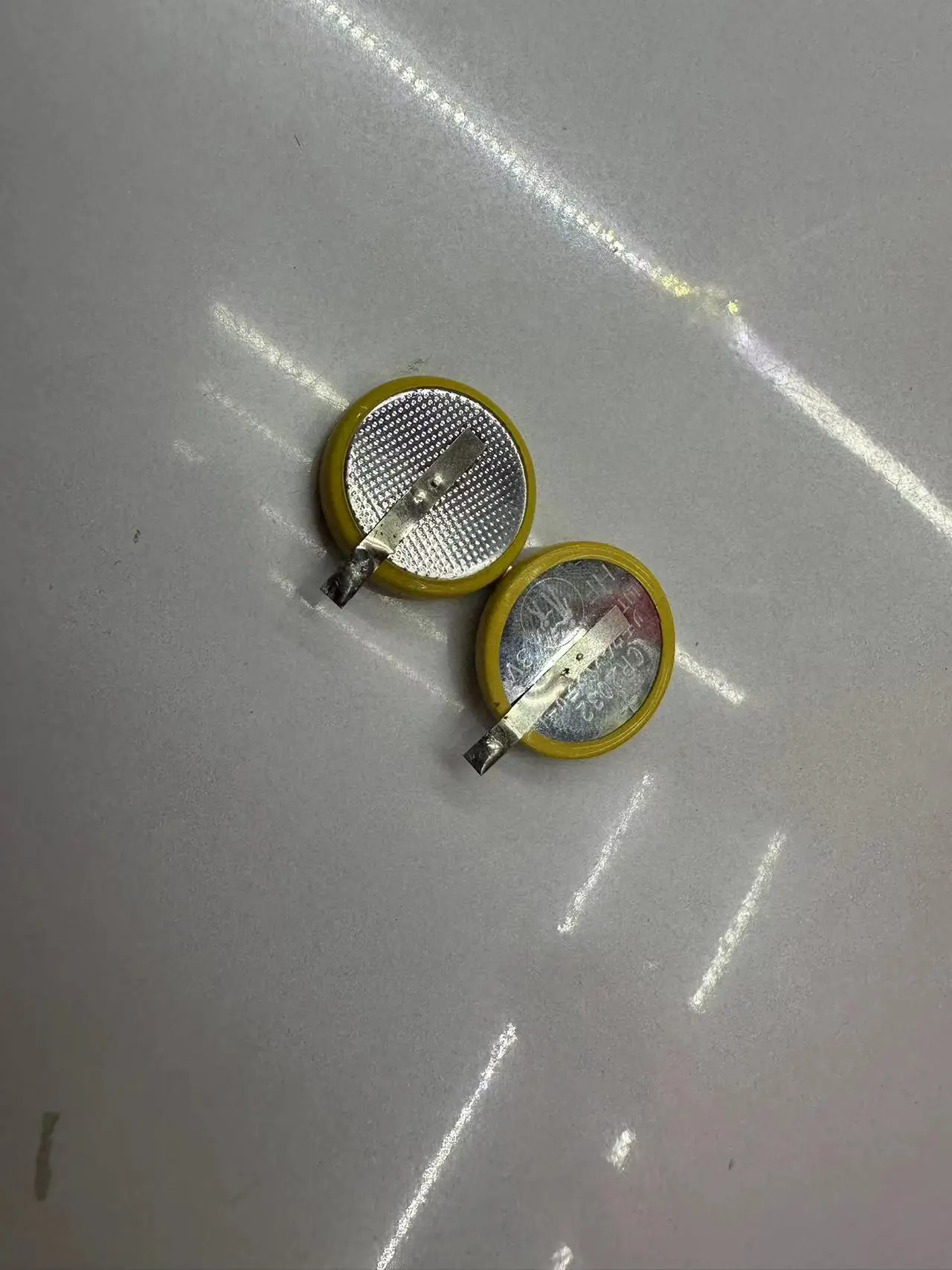 Surface mounted high-capacity 6V CR2032 with soldering feet, full capacity lithium battery, memory notebook storage, soldering