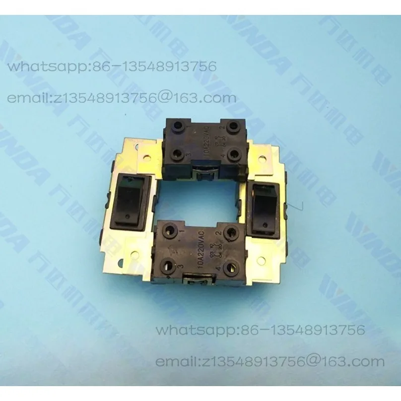 Grinder start/push switch HY3-10/2 10A 220V single-phase small panel 60mm factory direct sales
