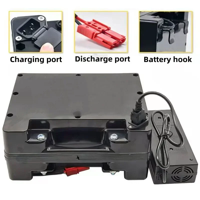 Air transport New Full Capacity Power 18650 Lithium Battery 24V20-70ah Lithium Battery Pack Suitable for 250-2000W+ Charger