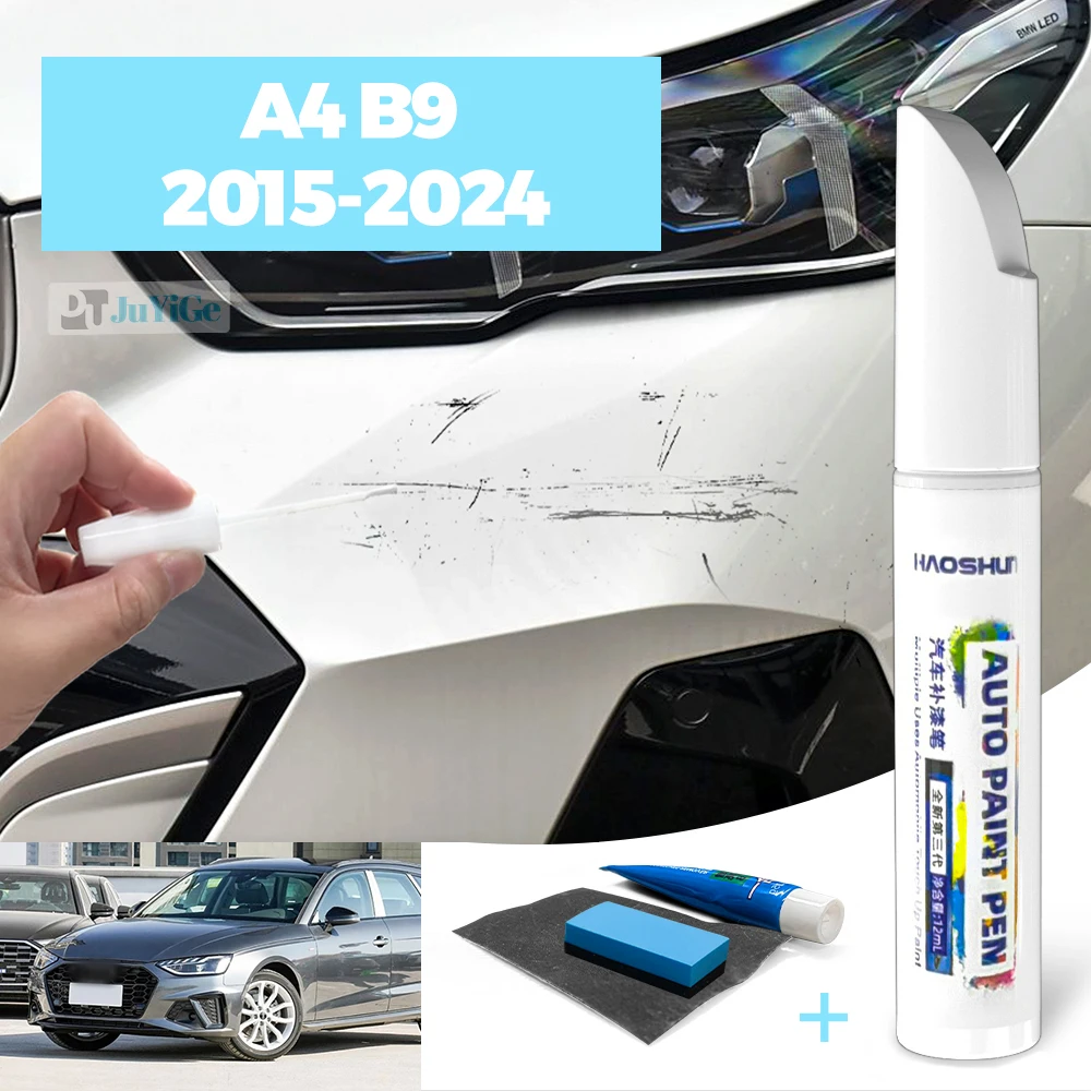 

For Audi A4 B9 8W 2015-2024 2016 2020 2021 2022 2023 Car Paint Pen Paint Care Fixer Scratch Repair Wax Painting Scratch Remover