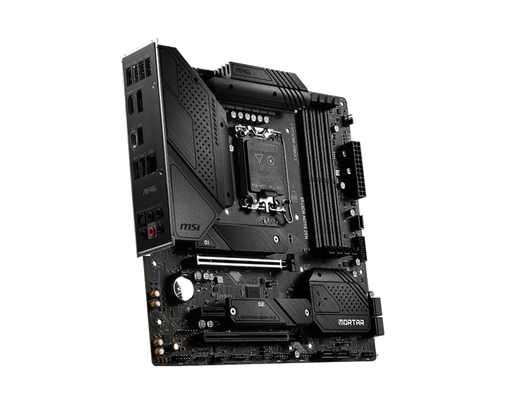 MSI B660M MORTAR DDR4 Intel B660 4800(OC) 128G Support 12 Intel Desktop CPU Motherboard Socket LGA 1700 view 3