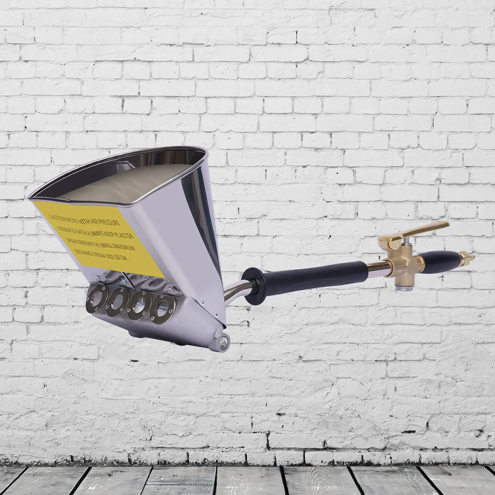 للجدار هاون رذاذ 4-جيت هوبر بندقية أداة الطلاء الجص البخاخ الاسمنت الجص