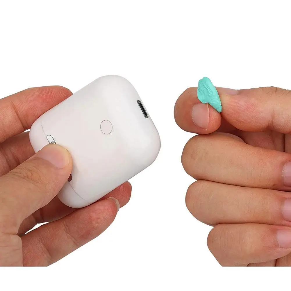 Removível Headphone Limpeza Glue, ferramentas de poeira reutilizáveis, sem fio Bluetooth Art Headset, cola limpa para Airpods Pro Case, 8pcs