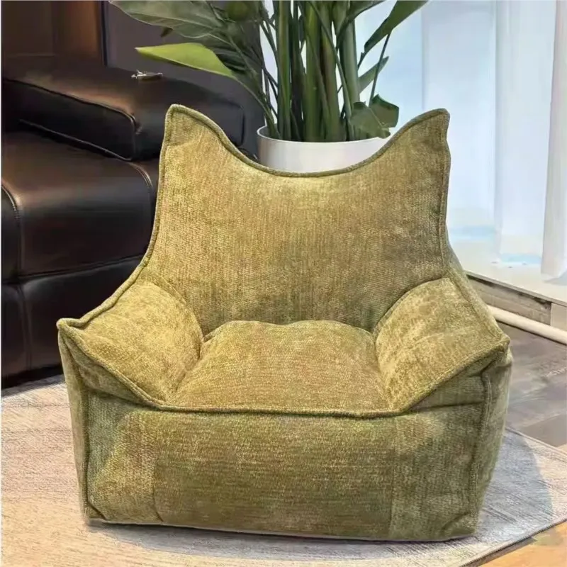 Solid Sofa Cover No Filling Bedroom Removable Washable Sofa Cover Tatami Bean Bag Bedroom Leisure Sofa Cloth Cover Only ZI474