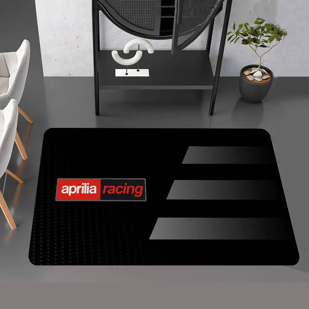 Aprilias Racing Motorcycles Hallway Door Mat Washable Non-Slip Living Room Sofa Chairs Area Mat Kitchen Doormat Area Rug