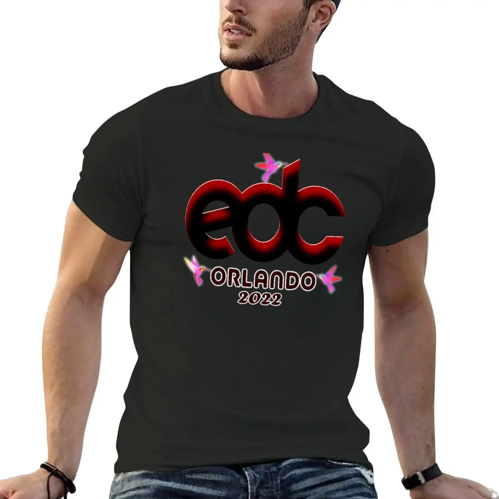 2022 EDC Orlando T-Shirt essential t shirt customizeds mens white t shirts