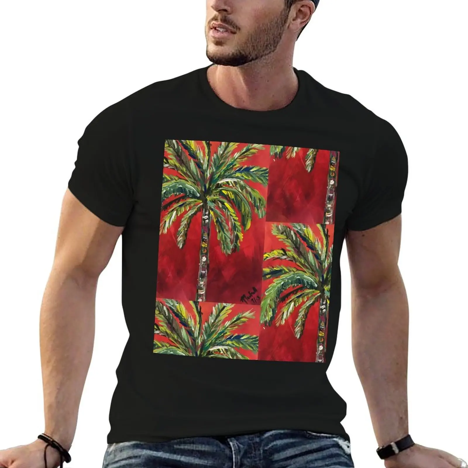 

Palms away T-Shirt black cotton t-shirt plain for man package graphic t shirts for man T-Shirt