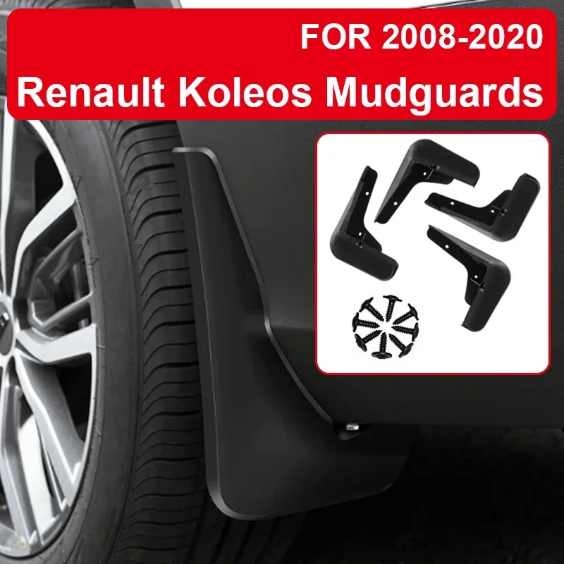 Mudflaps Mud Flaps Splash Guards Mudguards Front Rear Fender Protector for T Renault  Koleos Kadjar Captur 2008-2024