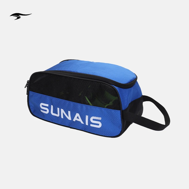 SUNAIS 537120 Portable Sports Shoe Bag, Breathable Mesh Waterproof Footwear Pouch for Football Cleats Sneakers Travel Gym
