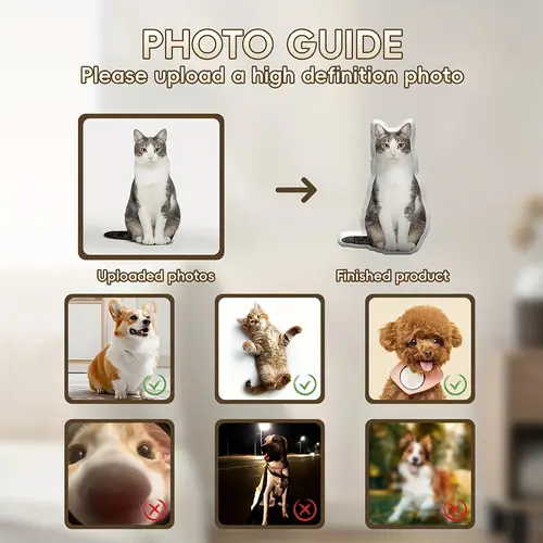 Customized Pet Photo Plush Pillow with Double-Sided Design, Featuring Soft and Cute Animal Pattern with Facial Image for Birthda - Image 4
