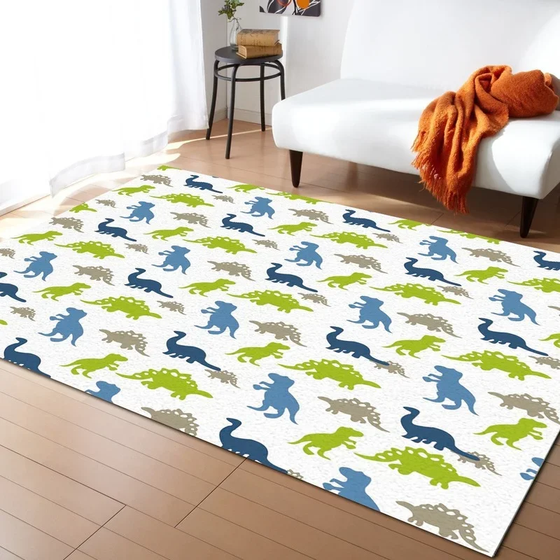 Children\'s Crawling Mat Cartoon Dinosaur Rug Living Room Decor Bathroom Mats and Floor Mats Area Rugs Corridor Rugs Moda