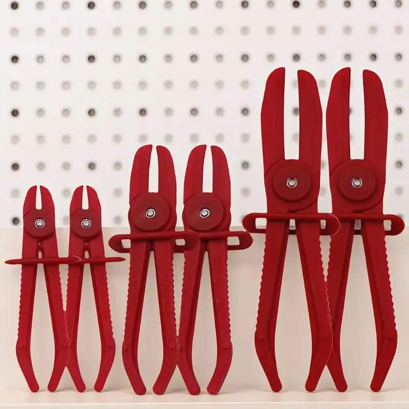 New 1/3Pcs Brake Fuel Water Line Clamp Plier Hands Free Tool Nylon Hose Clamp Tool Set Car Repair Tools Hose Pliers