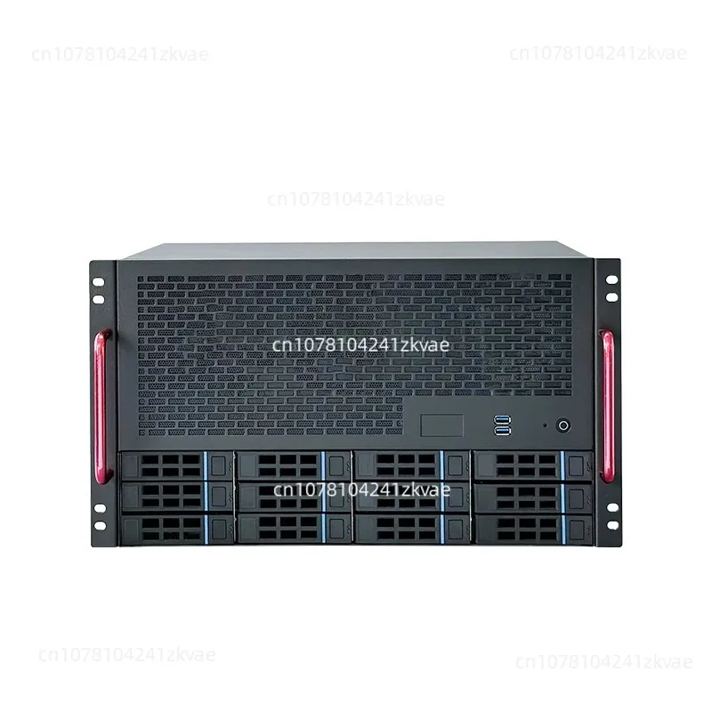 12-Disk NAS chassis ATX main board ATX power supply 8 full-height slots Enterprise home AIO server