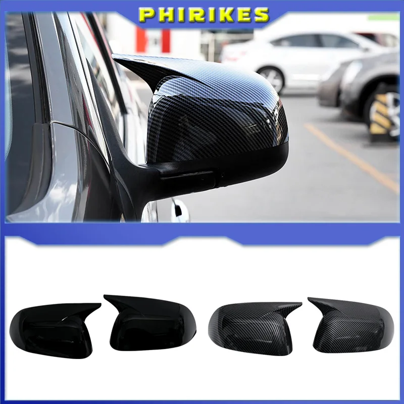 

2 шт. колпачки для зеркал заднего вида, глянцевые черные наклейки для Nissan Sunny 2010 2011 2012 2013 2014 2015 2016