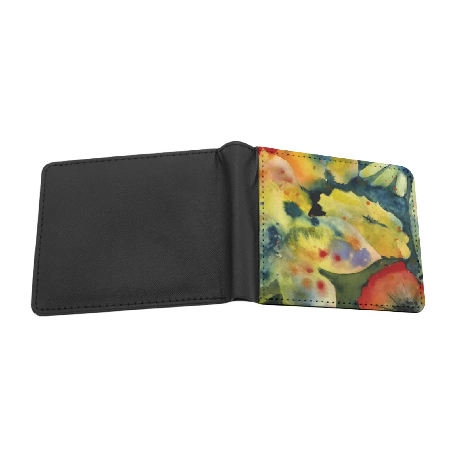 Adrianne Lenker Songs Personalized Men's Leather Wallet Credit Card Pouch Purse Flowers Music Folk Big Thief Great Thief