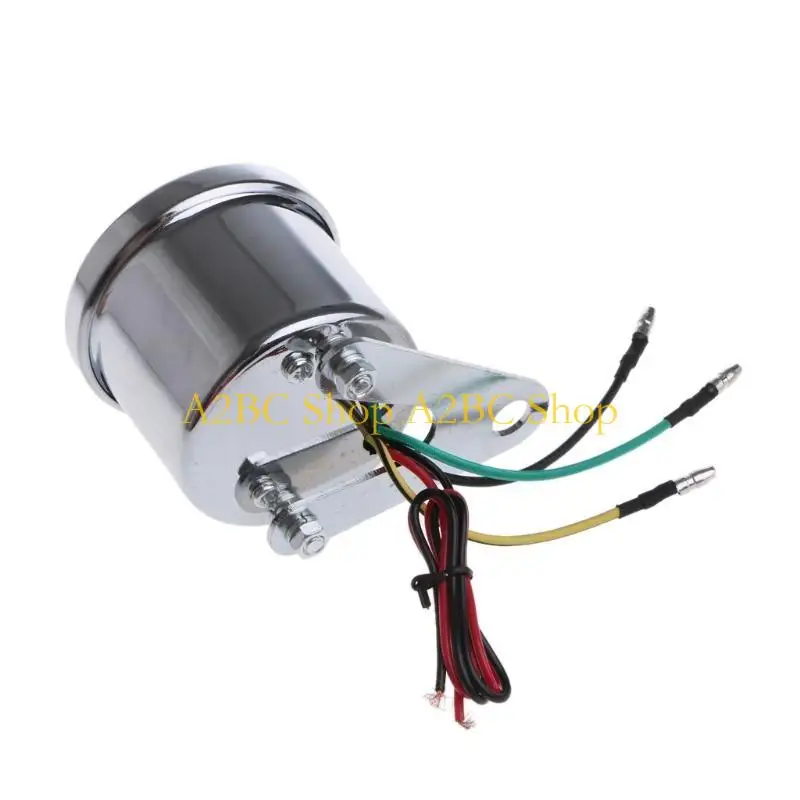 A2BC Motorcycle Tachometer Meter Backlight Gauge Motorcycle Tachometer Meter 12V Auto Tacho Meter Pointer 0-13000 RPM