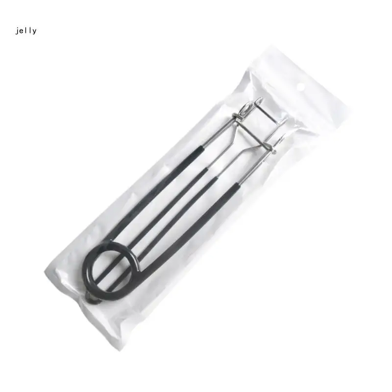 448C 2Pcs Mouth Opener Fishing Tool Set for Hook Extraction Fish Mouth Jaw Spreader