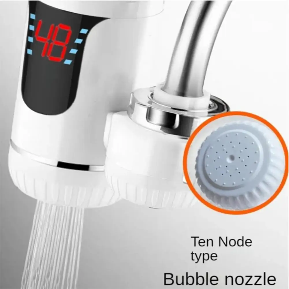 Electric Faucet Instant Heating Faucet Heater Tap Kitchen Water Heater Tankless Instantaneous Water Heater Easy To Install