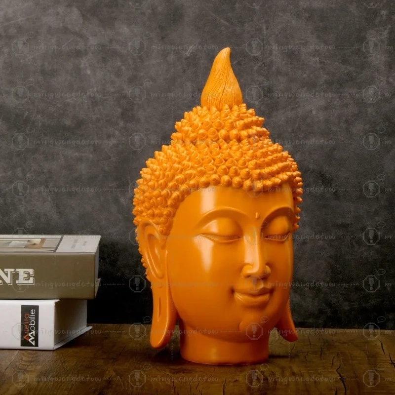 Fashionable colorful decorative Buddha head home decor personalized Buddha head ornament