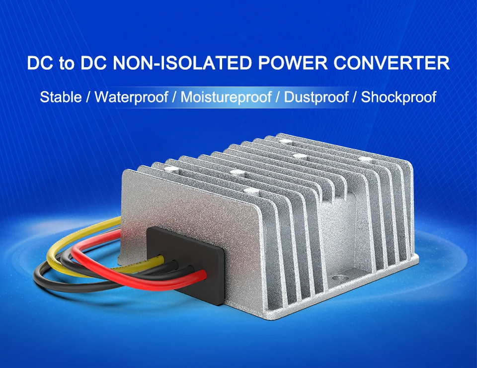 60V zu 24V DC Abwärtswandler 72V 36V 48V zu 24V Bordcomputer-Schalter Router-Strommodul Transformator – Detail 1