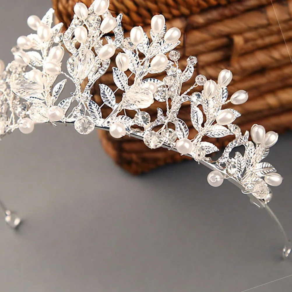 

Корейский стиль, корона, аксессуар для волос, блестящий жемчуг, кристалл, свадебная тиара для свадебной вечеринки, сказочная корона, женский головной убор