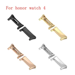 2PCS Watch Strap Connector Adapters Replacement Metal Connector Link Attachment For honor watch 4 Bracelet Accessory