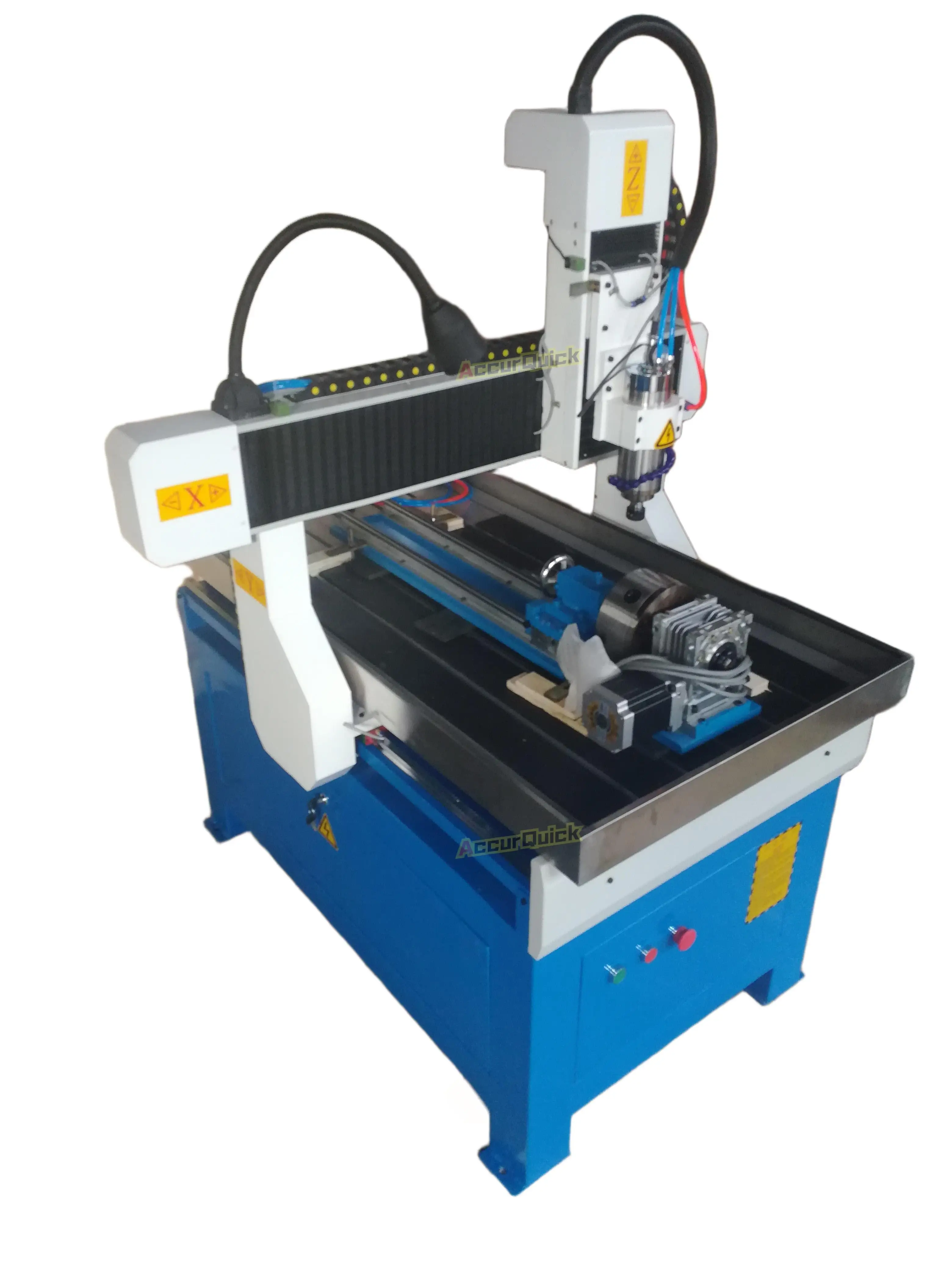 China Manufacture 600*900mm CNC Router for Wood Metal Acrylic PVC ABS MDF with Rotary Attachment