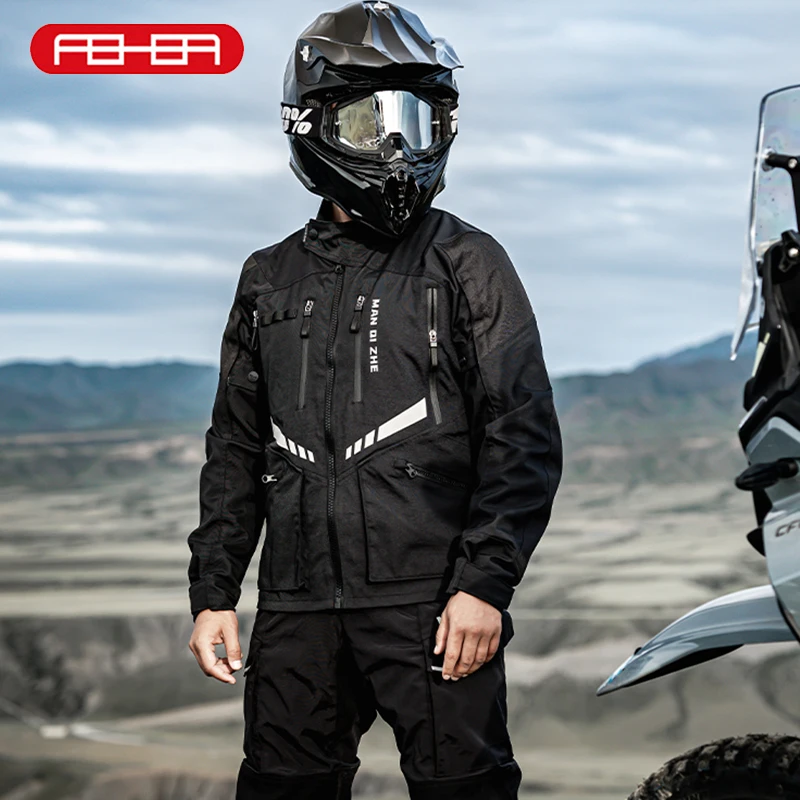 

FEHER MQZ Series Motorcycle Suit Man All Seasons Jackets Unisex High Quality Waterproof Windproof Motorcycle Jackets