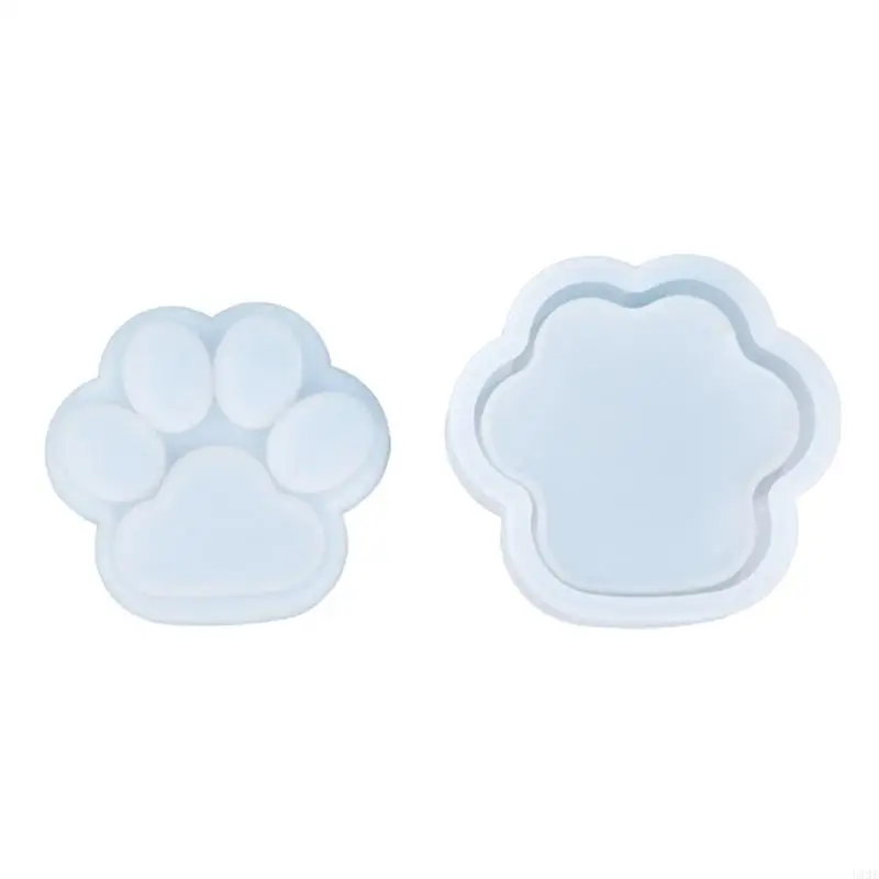 Storage Rack Resin Casting Mold for Cat Paw Storage Box Crystal
